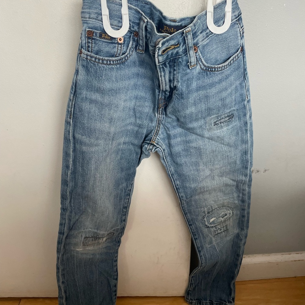 Polo by Ralph Lauren Blue Distressed kids Jeans